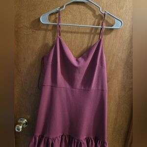 Ruffle-Spaguetti strap dress